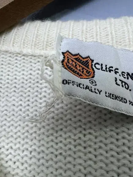 Vintage Cliff Engle LTD Washington Capitals NHL Hockey Sweater USA 80s Size XL - Picture 6 of 12